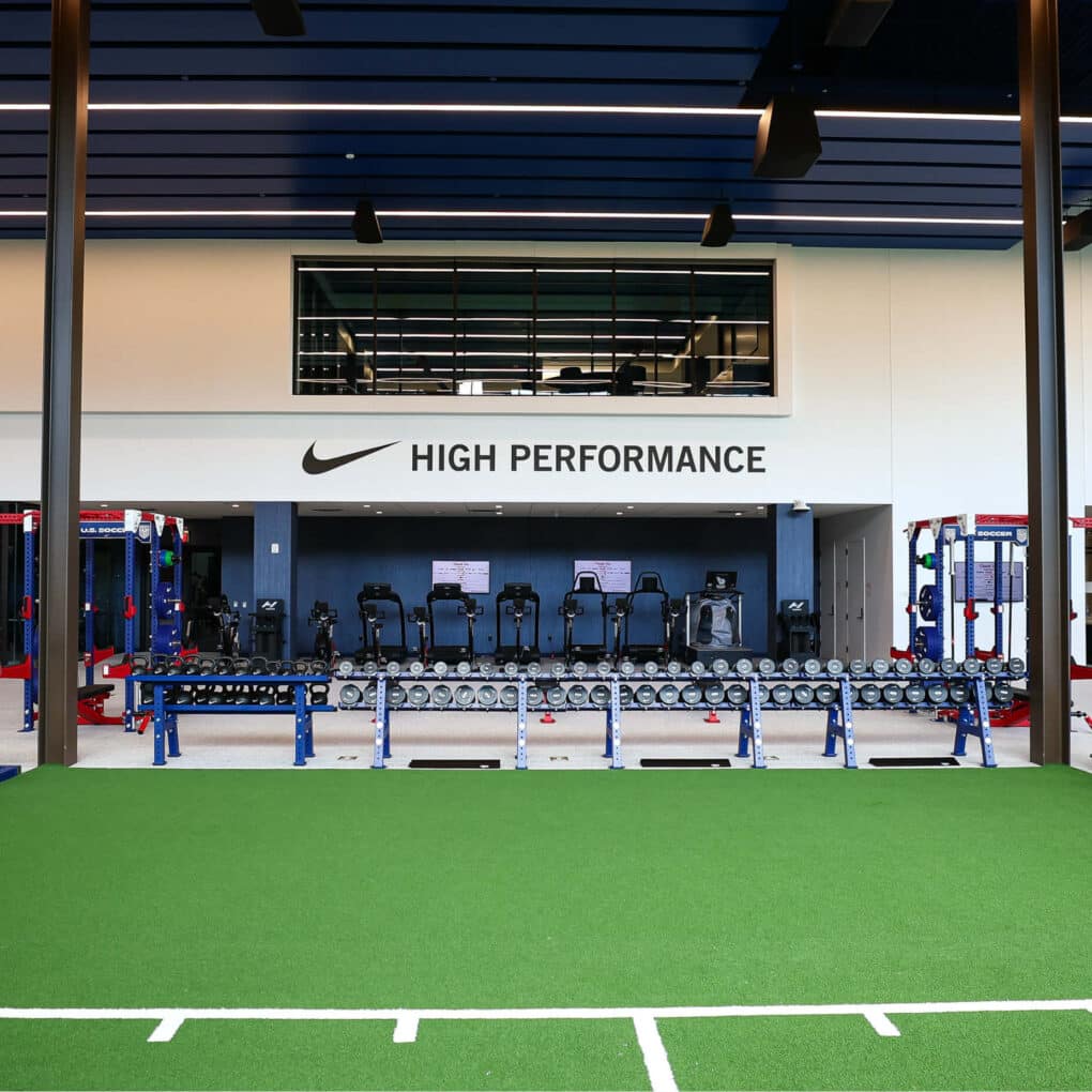 Nike Strength Installation at the US Soccer NTC